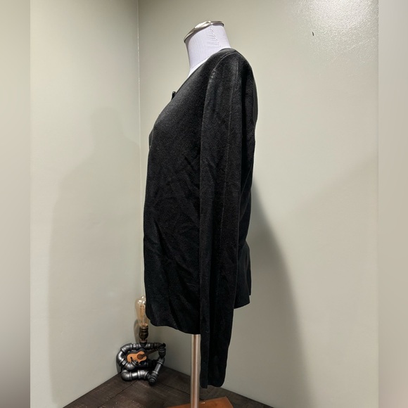 New York & Company Ladies Black Cardigan.  Size Large - Picture 4 of 4